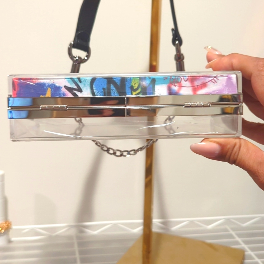 Dolce & Gabbana 🌈 SS Bottle & UPCYCLED Novelty Clutch (Rare) - Picture 10 of 11